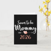 もうすぐママになる2026 カード (黄色い花)