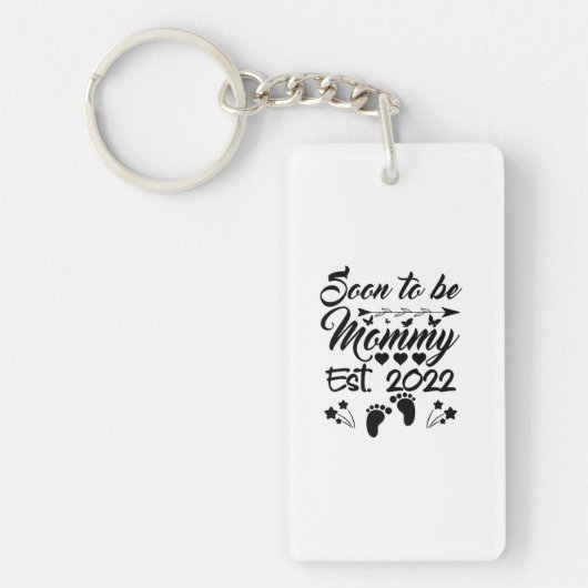 もうすぐママ2022年の母の日に初めて キーホルダー (正面)