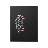 もうすぐママ2022年の母の日に初めて ノートパッド (回転)