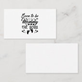 もうすぐママ2022年の母の日に初めて 名刺 (正面/裏面)