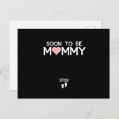 もうすぐママ2022年の母の日に初めて 案内ポストカード (正面/裏面)