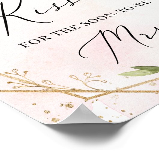 もうすぐミセス・サインが出るキスの数を当ててみよう ポスター (角)