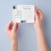 もうすぐミセス・ブライダルシャワー・カードFをお願い チラシ (手)