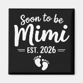 もうすぐミミ 2026年 妊娠発表 新しい マグネット (正面)