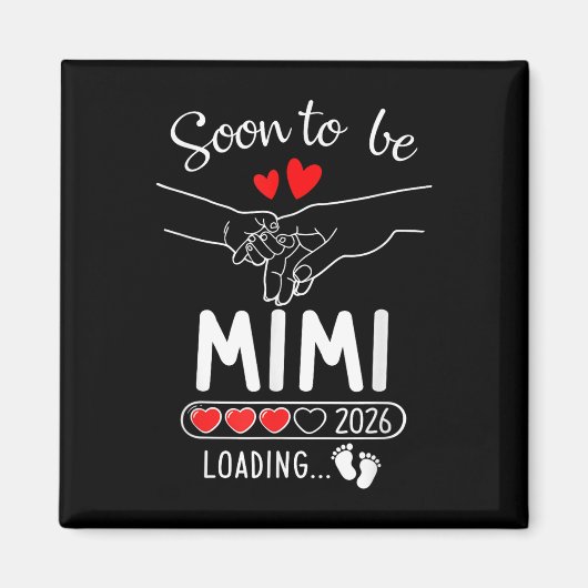 もうすぐミミ 2026 ローディング妊娠発表 マグネット (正面)