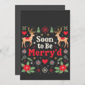 もうすぐメリークリスマスおもしろいのカップル セーブザデート (正面/裏面)