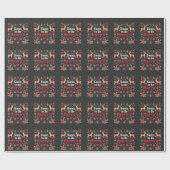 もうすぐメリークリスマスおもしろいのカップル ラッピングペーパー (フラット)