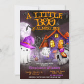 もうすぐリトルブー誕生 招待状 (正面)