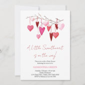 もうすぐ小さな天使がやってくる お知らせ 招待状 (正面)