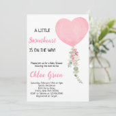 もうすぐ小さな天使が誕生！お知らせ 招待状 (スタンド正面)