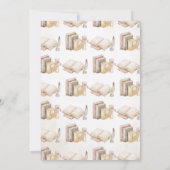 もうすぐ新しいチャプターが赤ちゃんシャワーを浴びる 招待状 (裏面)