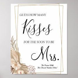 もうすぐ新婦になる人のシャワーゲームにキスは何回？ ポスター