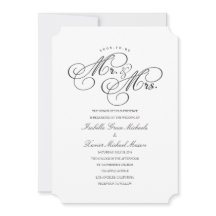 もうすぐ来るミスター&ミセス | 結婚式招待状