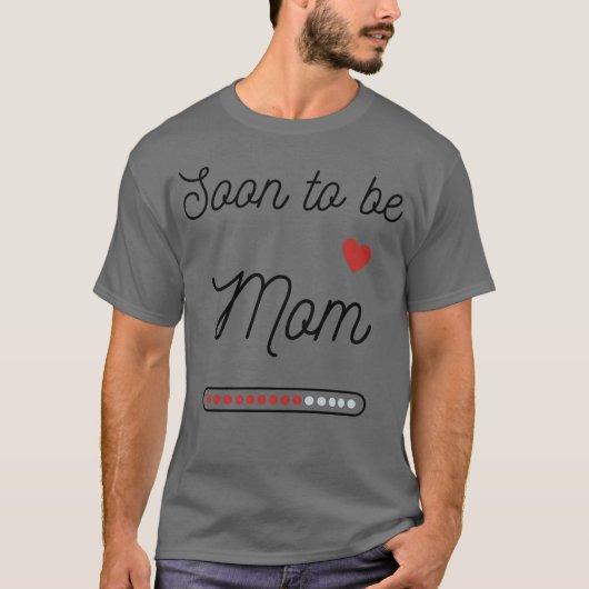 もうすぐ母になる妊婦 Tシャツ (正面)