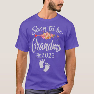 もうすぐ祖母になる2023母の日のために新しいグランデ Tシャツ