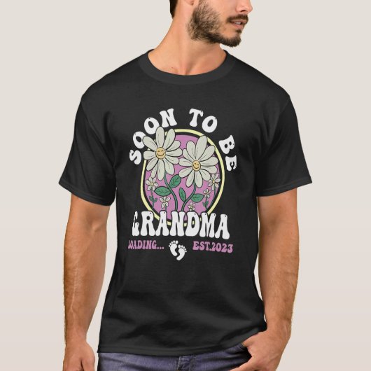 もうすぐ祖母になる2023母の日のために新しいグランド Tシャツ (正面)