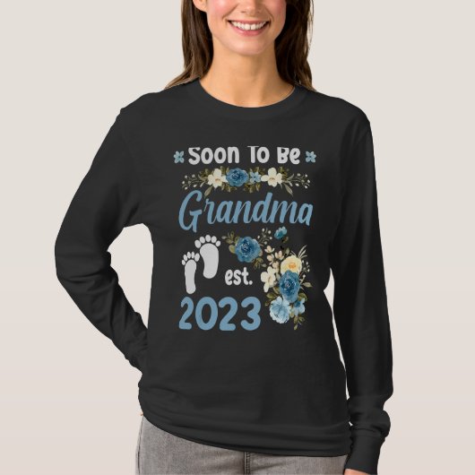 もうすぐ祖母になる2023母の日の新しいグランド Tシャツ (正面)