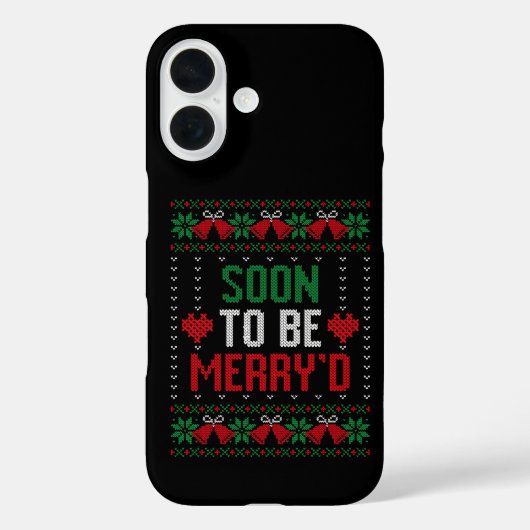 もうすぐ結婚するクリスマスプレゼント 新婦新郎 Case-Mate iPhoneケース (裏面)