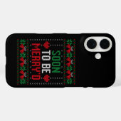 もうすぐ結婚するクリスマスプレゼント 新婦新郎 Case-Mate iPhoneケース (裏面 (横))