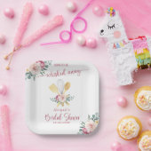 もうすぐ花嫁に！ ブライズシャワー ペーパープレート (パーティー)