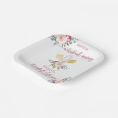 もうすぐ花嫁に！ ブライズシャワー ペーパープレート (傾斜あり)