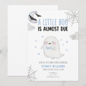 もうすぐ赤ちゃんが生まれるのでベイビーシャワーの招待状 招待状 (正面/裏面)