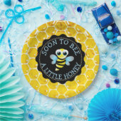 もうすぐ赤ちゃんシャワーブンブンいう音紙プレート ペーパープレート (パーティー)