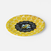 もうすぐ赤ちゃんシャワーブンブンいう音紙プレート ペーパープレート (アングル)