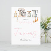 もうすぐ風に運ばれてしまう！シャワーカード＆ギフトのサイン (スタンド正面)