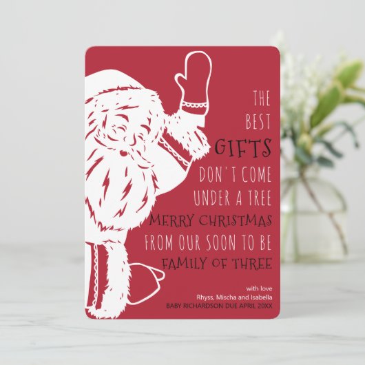もうすぐ3人のサンタ妊娠の家族 シーズンカード (スタンド正面)