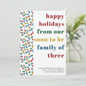 もうすぐ3人のタイポグラフィカラフル シーズンカード (スタンド正面)