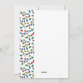 もうすぐ3人のタイポグラフィカラフル シーズンカード (裏面)