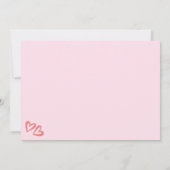 もうすぐ3枚の写真妊娠の発表になる 案内状 (裏面)