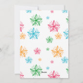 もうすぐ4つのクリスマス妊娠の家族になる シーズンカード (裏面)