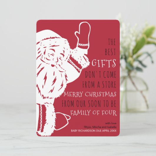 もうすぐ4人のサンタ妊娠の家族 シーズンカード (スタンド正面)