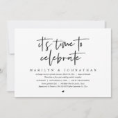 もうそろそろ祝の駆け結婚落ちパーティーだ 招待状 (正面)