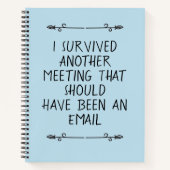 もうひとつの...仕事の悩み ノートブック 日記を乗り越えた (正面)