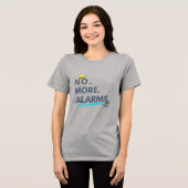 💤もうアラームとおさらば トライブレンドＴシャツ (正面全面)