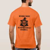 もうウソはやめて Tシャツ (裏面)