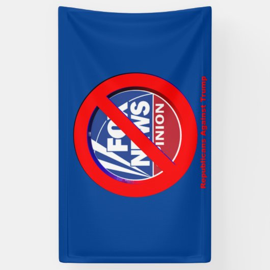 もうキツネは！ 横断幕 (縦)