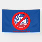 もうキツネは！ 横断幕 (横)