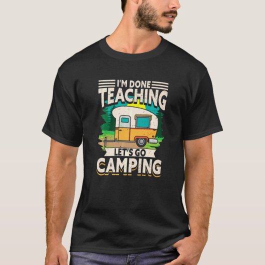 もうキャンプ教えに行こう Tシャツ (正面)