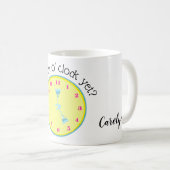 もうギンの時計か?カクテルグラスと時計 コーヒーマグカップ (正面右)