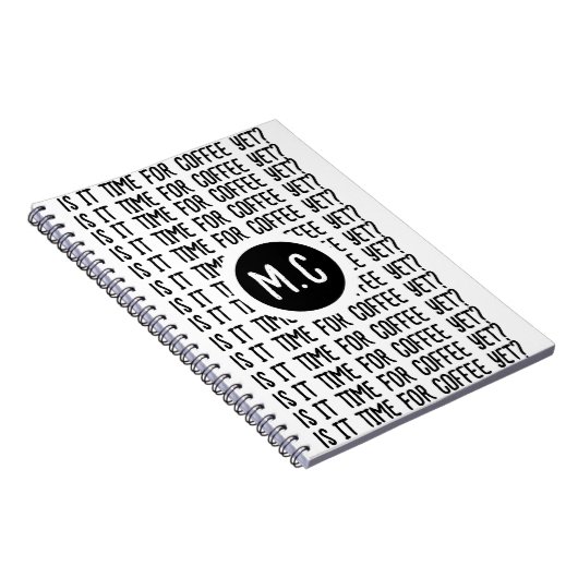 もうコーヒーの時間か? ノートブック (右側)