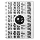 もうコーヒーの時間か? ノートブック (正面)