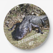 もうディナー頼の時間か？ ペーパープレート (正面)