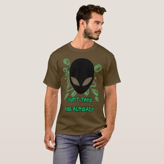 もうビームを当ててください Tシャツ (正面フル)