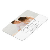 もうモダン一度やってみよう書道写真 マグネット (左側)