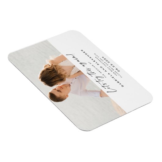 もうモダン一度習字の写真を撮りましょ救う マグネット (右側)