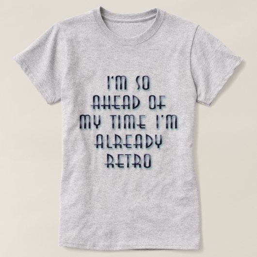 もうレトロ Tシャツ (デザイン正面)